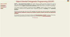 Desktop Screenshot of ooop.org